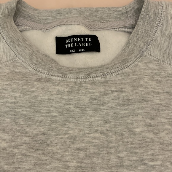 NWT Brunette The Label Blonde crew sweatshirt big sister size L/XL - Picture 4 of 6